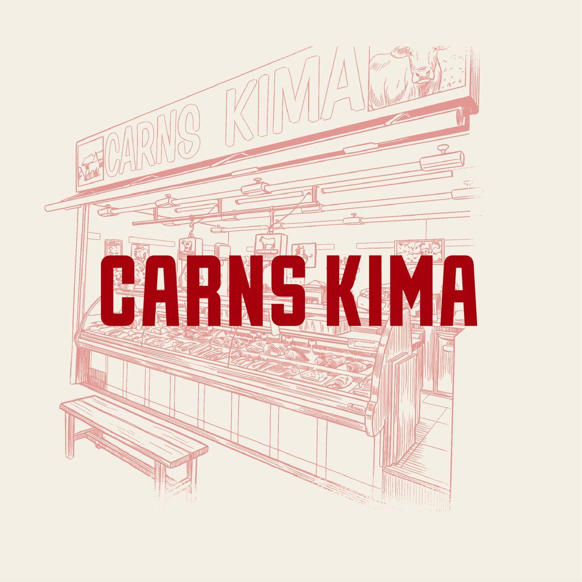 Ilustración del puesto de CarnsKima en el Mercat de Provençals